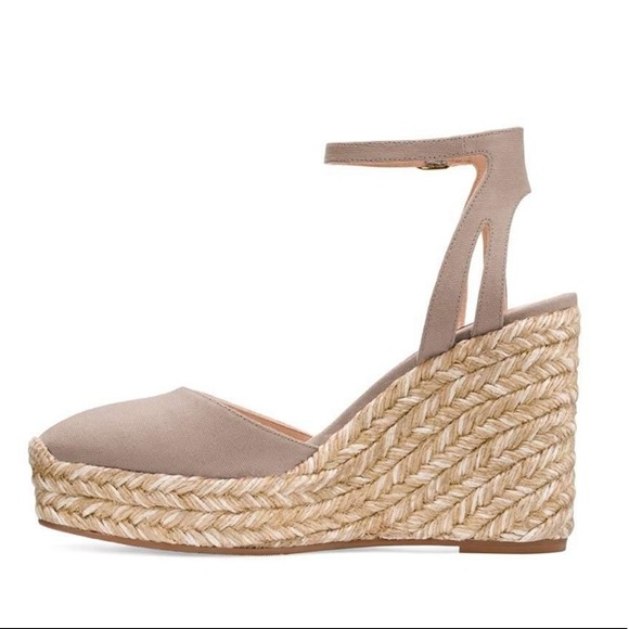 LIKE NEW in box with bag! Stuart Weitzman Espadrille Wedge. 6.5M - Picture 4 of 9